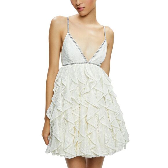 alice + olivia Dresses & Skirts - alice + olivia Wilmarie Lace Mini Gown